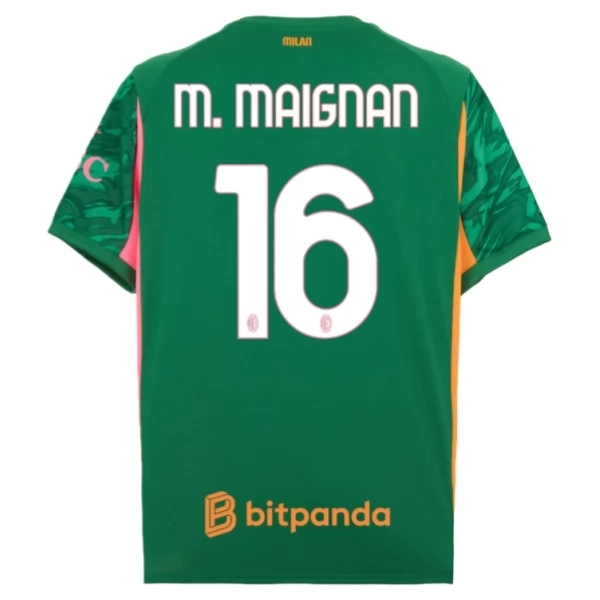 Maglia AC Milan M.Maignan 16 Divisa Gara Terza Portiere 2025-2026 Maglia AC Milan M.Maignan 16 Divisa Gara Terza Portiere 2025-2026