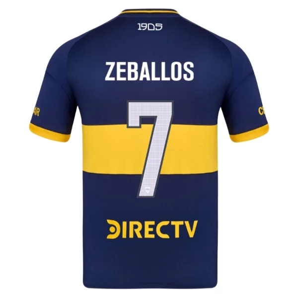 Maglia CA Boca Juniors Zeballos 7 Divisa Gara Prima 2025-2026 Maglia CA Boca Juniors Zeballos 7 Divisa Gara Prima 2025-2026