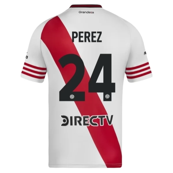 Maglia CA River Plate Perez 24 Divisa Gara Prima 2025-2026 Maglia CA River Plate Perez 24 Divisa Gara Prima 2025-2026