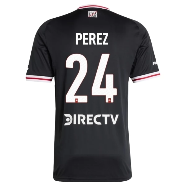 Maglia CA River Plate Perez 24 Divisa Gara Trasferta 2025-2026 Maglia CA River Plate Perez 24 Divisa Gara Trasferta 2025-2026