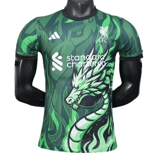 Maglia da Calcio Liverpool FC Divisa Home Emerald Beast 2025-2026 Completino Maglia da Calcio Liverpool FC Divisa Home Emerald Beast 2025-2026 Completino
