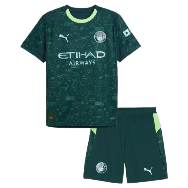 Maglia Manchester City Divisa Gara Prima Bambino Fourth 2025-2026 Maglia Manchester City Divisa Gara Prima Bambino Fourth 2025-2026