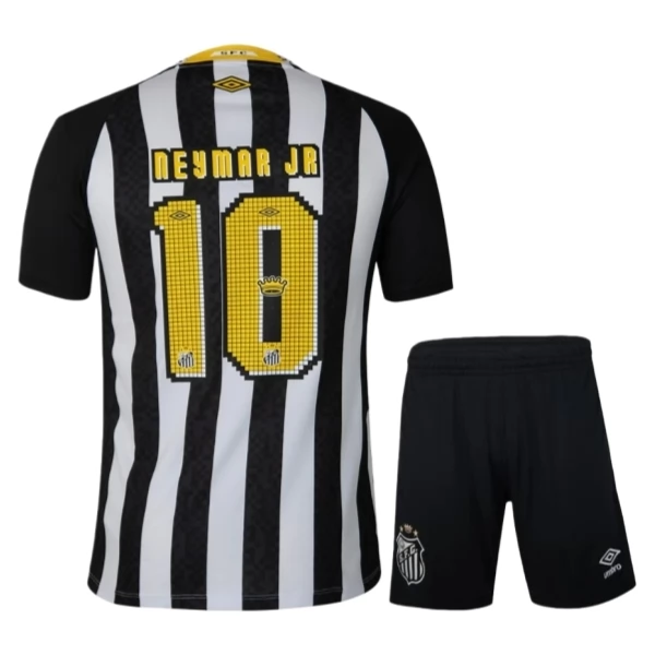 Maglia Santos FC Neymar Jr 10 Divisa Gara Trasferta Bambino 2025-2026 Maglia Santos FC Neymar Jr 10 Divisa Gara Trasferta Bambino 2025-2026