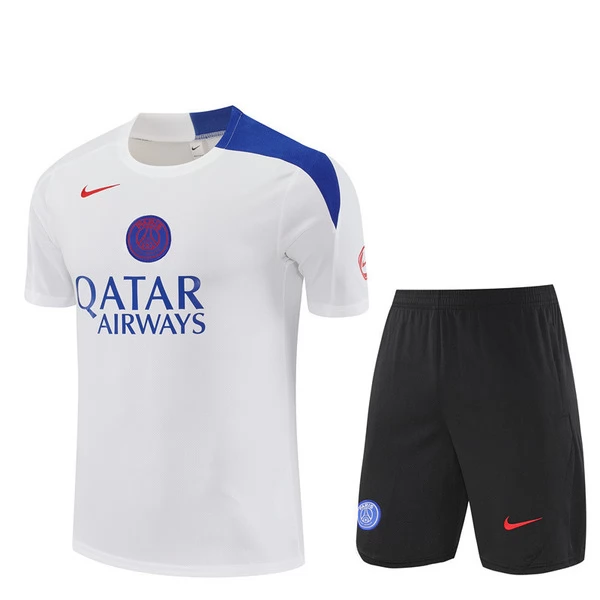 Paris Saint Germain Tuta Maglia da Allenamento 2025-26 - Shorts Bianco Paris Saint Germain Tuta Maglia da Allenamento 2025-26 - Shorts Bianco